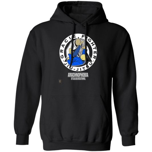Artichoke Fight Gear Custom Design #1. Arachnophobia: Fear of Spiders. Spider Guard. It's a Jiu Jitsu Thing.  50/50 Blend Pullover Hoodie