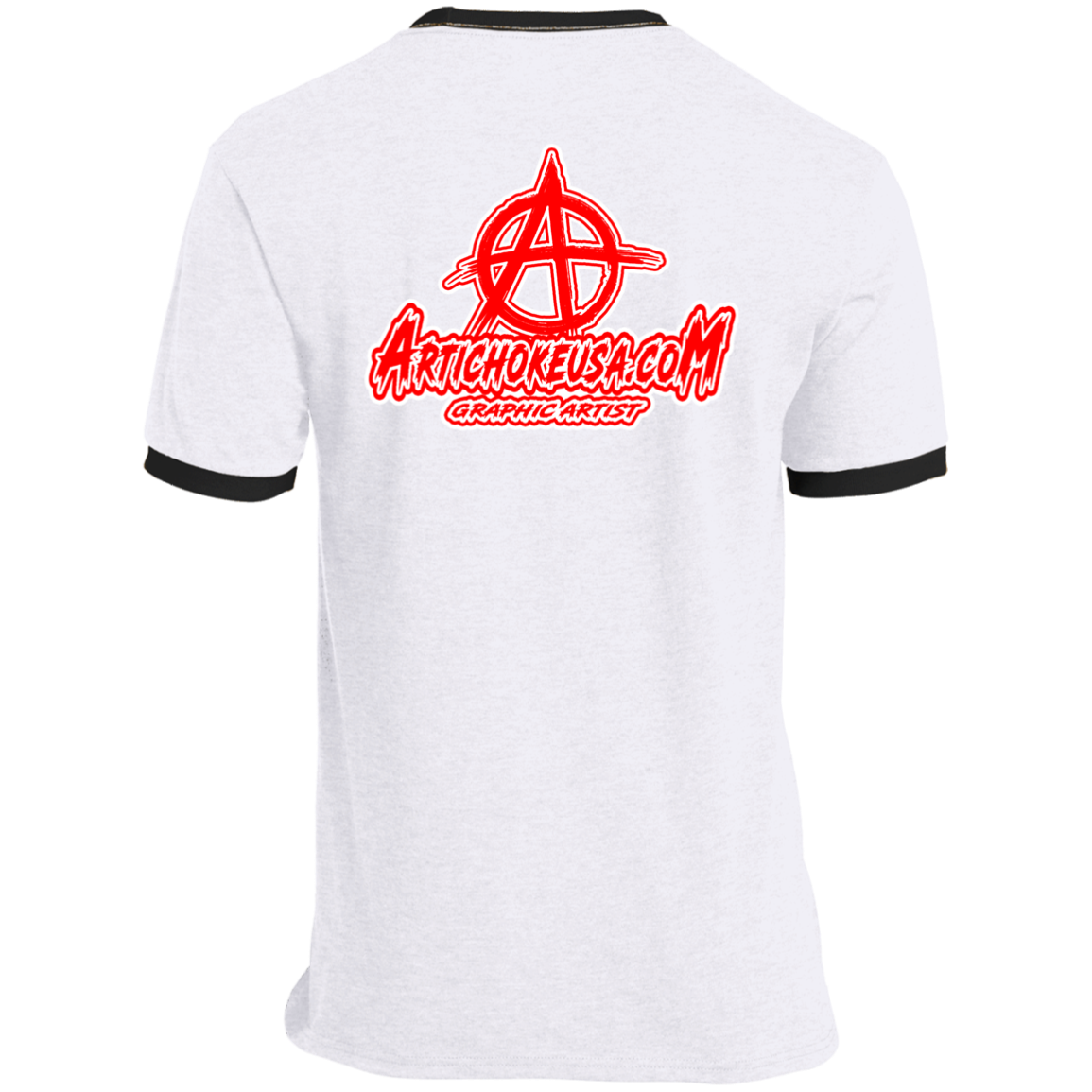 ArtichokeUSA Custom Design. Metallica Style Logo. Let's Make One For Your Project. Ringer Tee