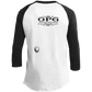 OPG Custom Design #22. One Putt / One Love Parody with Fan Art. Female Edition. Youth 3/4 Raglan Sleeve Shirt