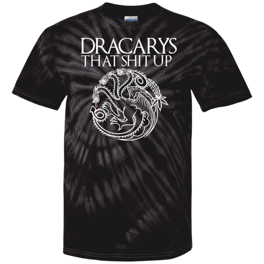 ArtichokeUSA Custom Design #16. Dracarys That Shit Up. Game of Thrones Fan Art. Tie Dye 100% Cotton T-Shirt