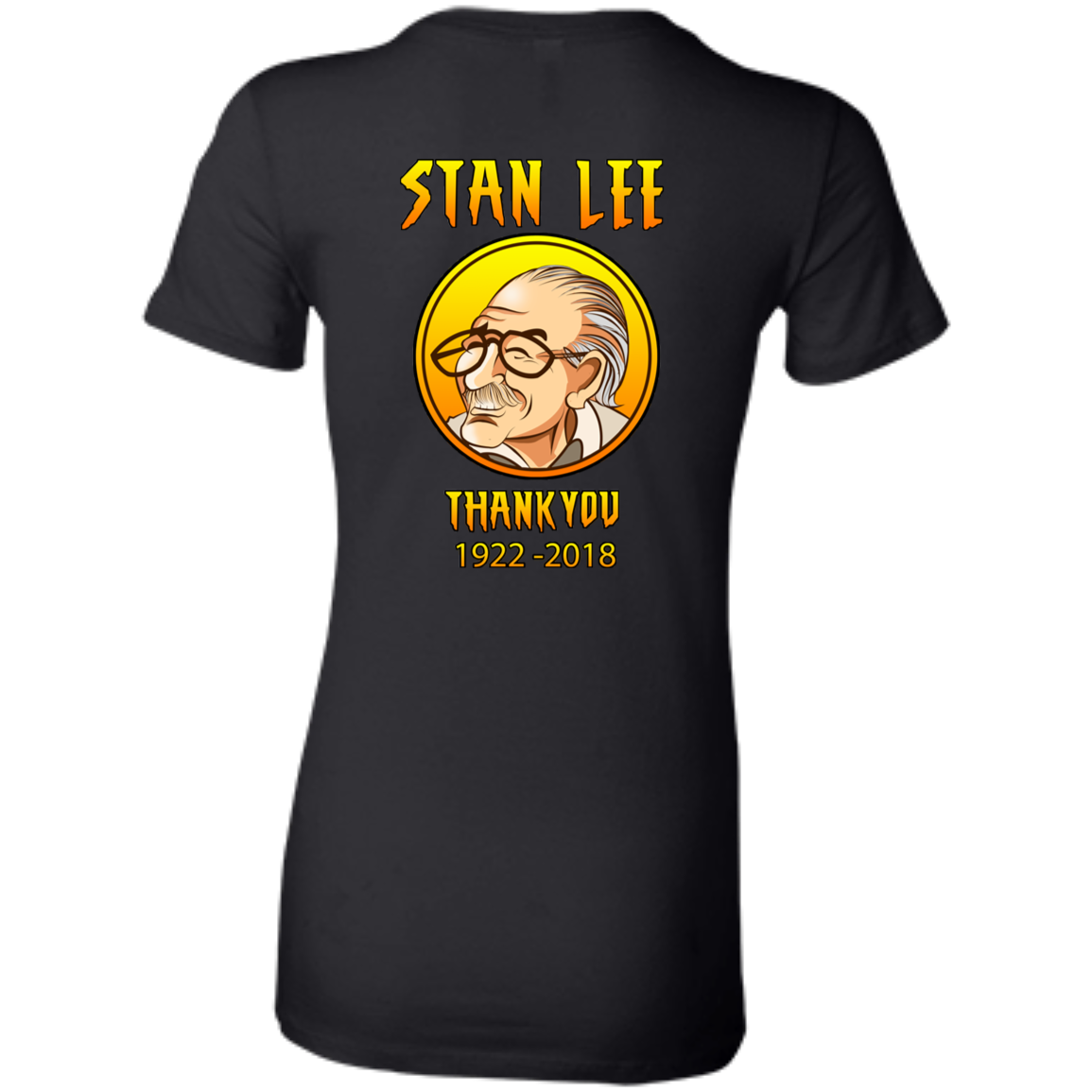 ArtichokeUSA Character and Font design. Stan Lee Thank You Fan Art. Let's Create Your Own Design Today. Ladies' Favorite T-Shirt