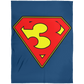 The GHOATS Custom Design. #38 Super 3. APA League. Fleece Blanket 60x80