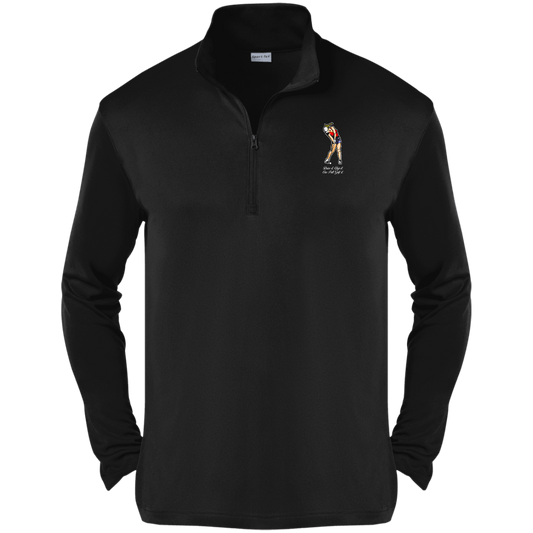 OPG Custom Design #9. Drive it. Chip it. One Putt Golf It. Golf So. Cal. 1/4-Zip Pullover 100% Polyester 1/4-Zip Pullover
