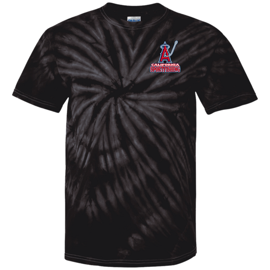 ArtichokeUSA Custom Design. Anglers. Southern California Sports Fishing. Los Angeles Angels Parody. Tie Dye 100% Cotton T-Shirt