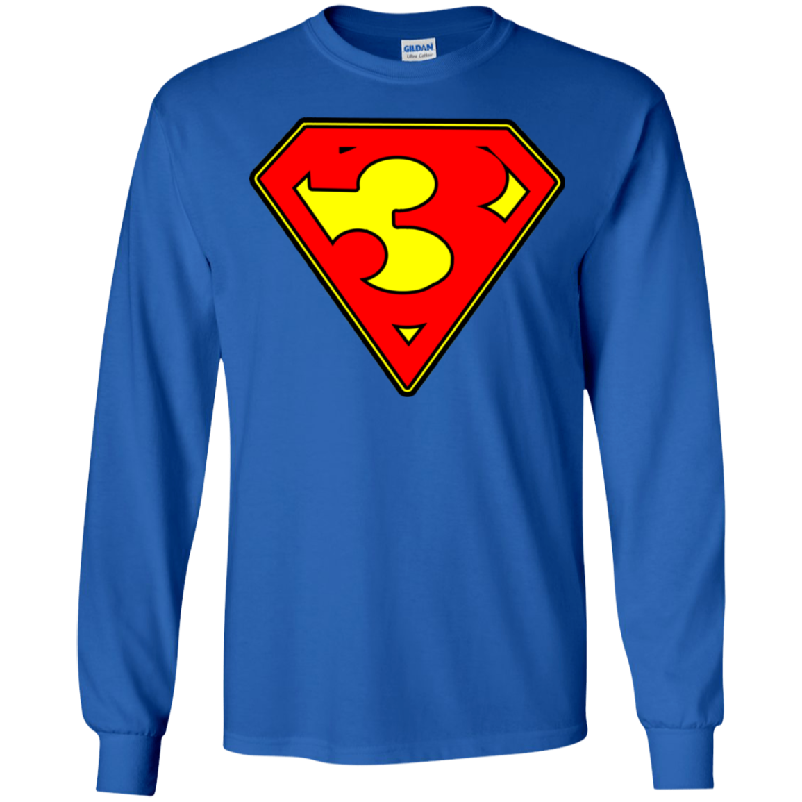 The GHOATS Custom Design. #38 Super 3. APA League. Youth LS T-Shirt