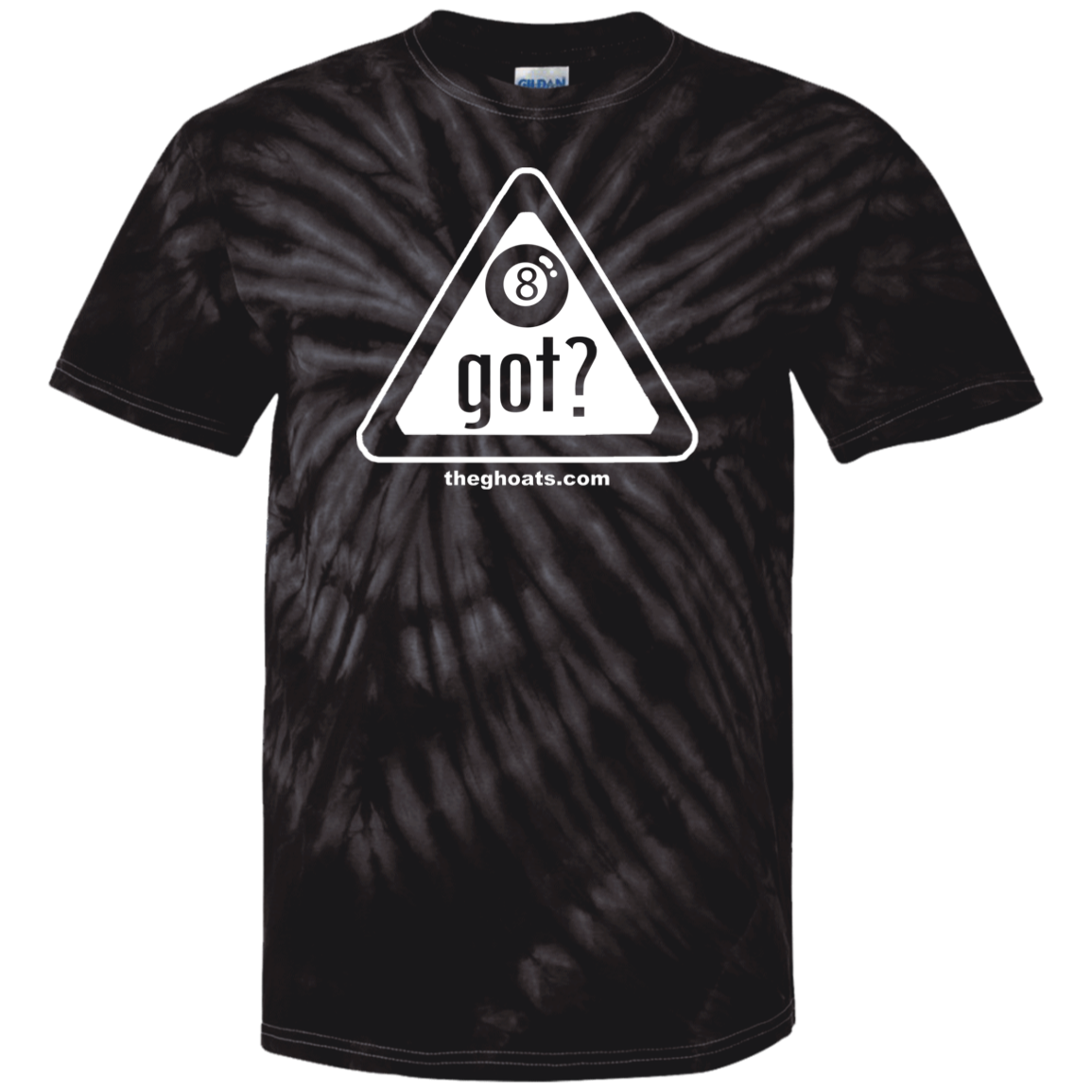 The GHOATS Custom Design. #40 Got Game? / Guess Not. Youth Tie Dye T-Shirt