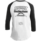 The GHOATS Custom Design. #4 Motorcycle Club Style. Ver 2/2. Youth 3/4 Raglan Sleeve Shirt