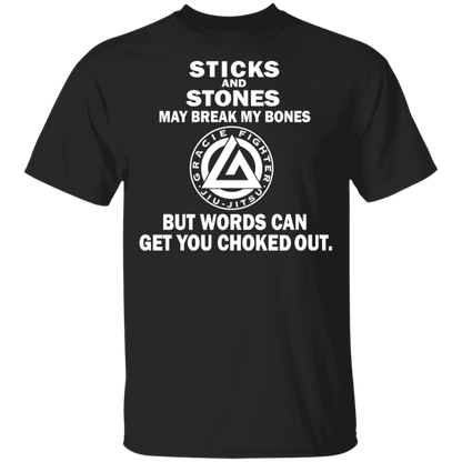 Artichoke Fight Gear Custom Design #19. Sticks and Stones. Youth 100% Cotton T-Shirt