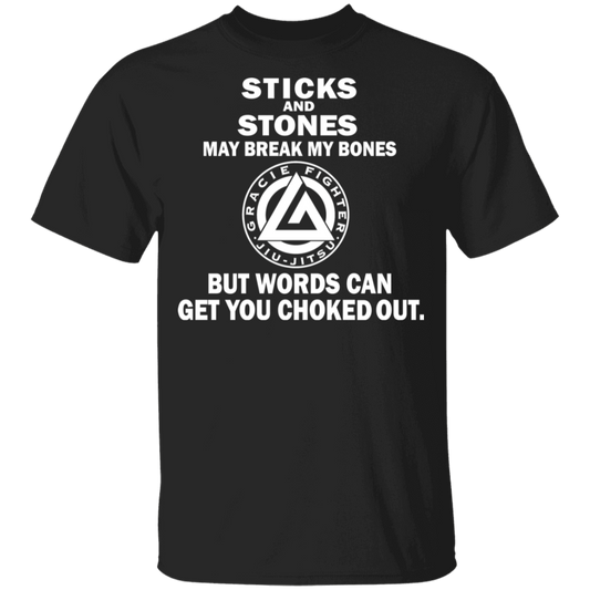 Artichoke Fight Gear Custom Design #19. Sticks and Stones. Youth 100% Cotton T-Shirt