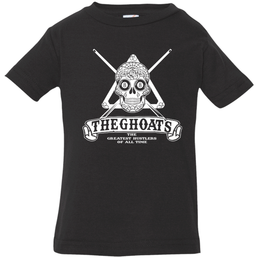 The GHOATS Custom Design #37. Sugar Skull Pool Theme. Infant Jersey T-Shirt