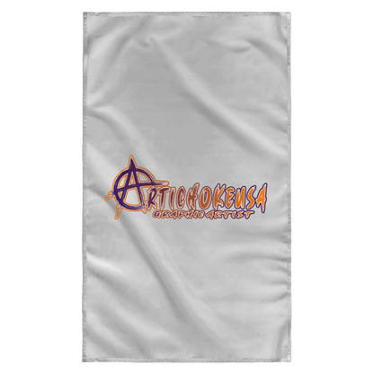 ArtichokeUSA Character and Font design #1. Logo. Let's Create Your Own Design Today. Sublimated Wall Flag