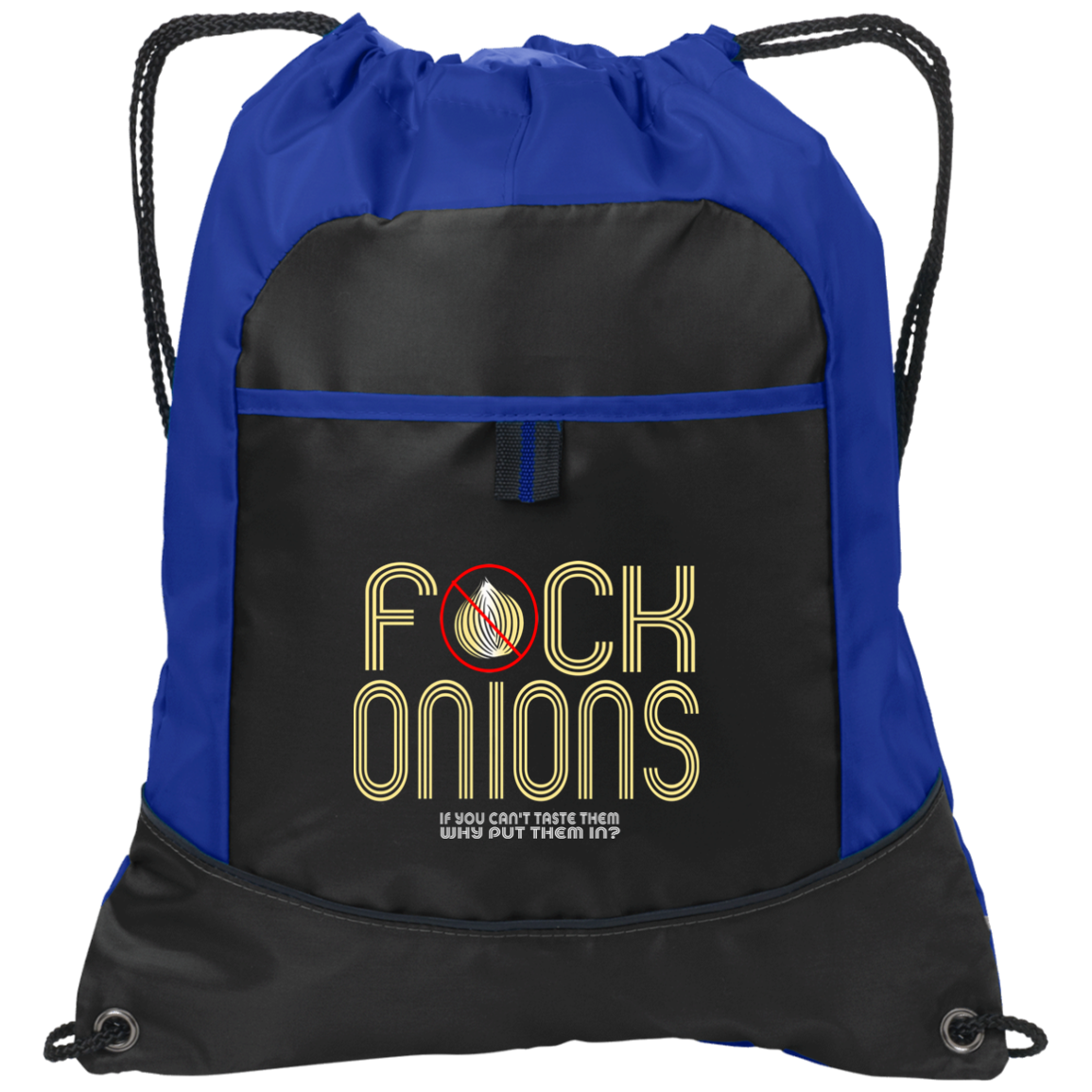 ArtichokeUSA Custom Design. Fuck Onions. Pocket Cinch Pack