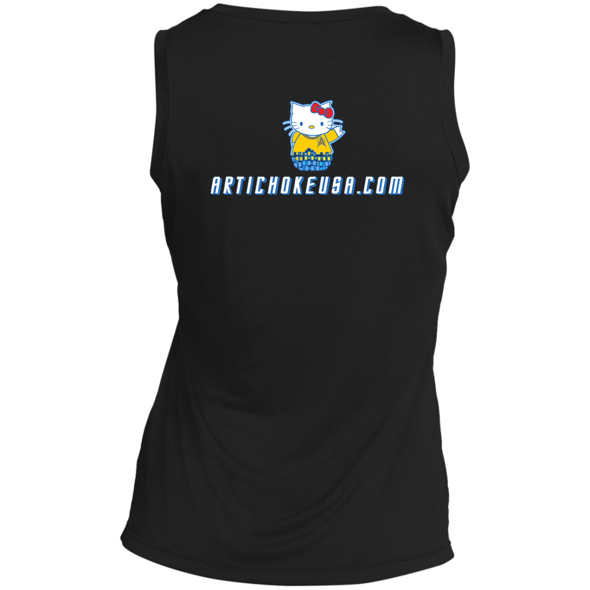 ArtichokeUSA Custom Design. Beam Me Up Kitty. Fan Art / Parody. Ladies' Sleeveless V-Neck