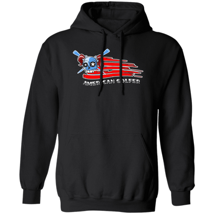 OPG Custom Design #12. American Golfer. Female Edition. Basic Pullover Hoodie