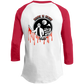 OPG Custom Design #23. Hack N Slice Golf. Freddy and Jason Fan Art. Youth 3/4 Raglan Sleeve Shirt