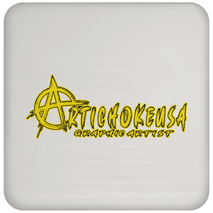ArtichokeUSA custom design with text #18. Coaster
