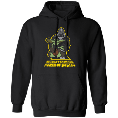 Artichoke Fight Gear Custom Design #20. You Don't Know the Power of Jiu Jitsu. 50/50 Blend Pullover Hoodie