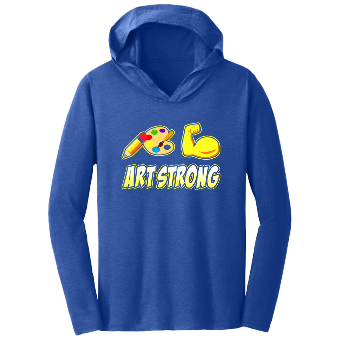 ArtichokeUSA Custom Design. Art Strong. Triblend T-Shirt Hoodie