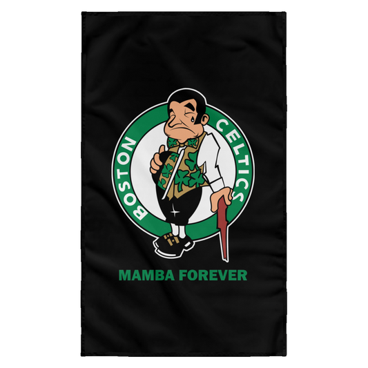 ArtichokeUSA Custom Design. RIP Kobe. Mamba Forever. Celtics / Lakers Fan Art Tribute. Sublimated Wall Flag