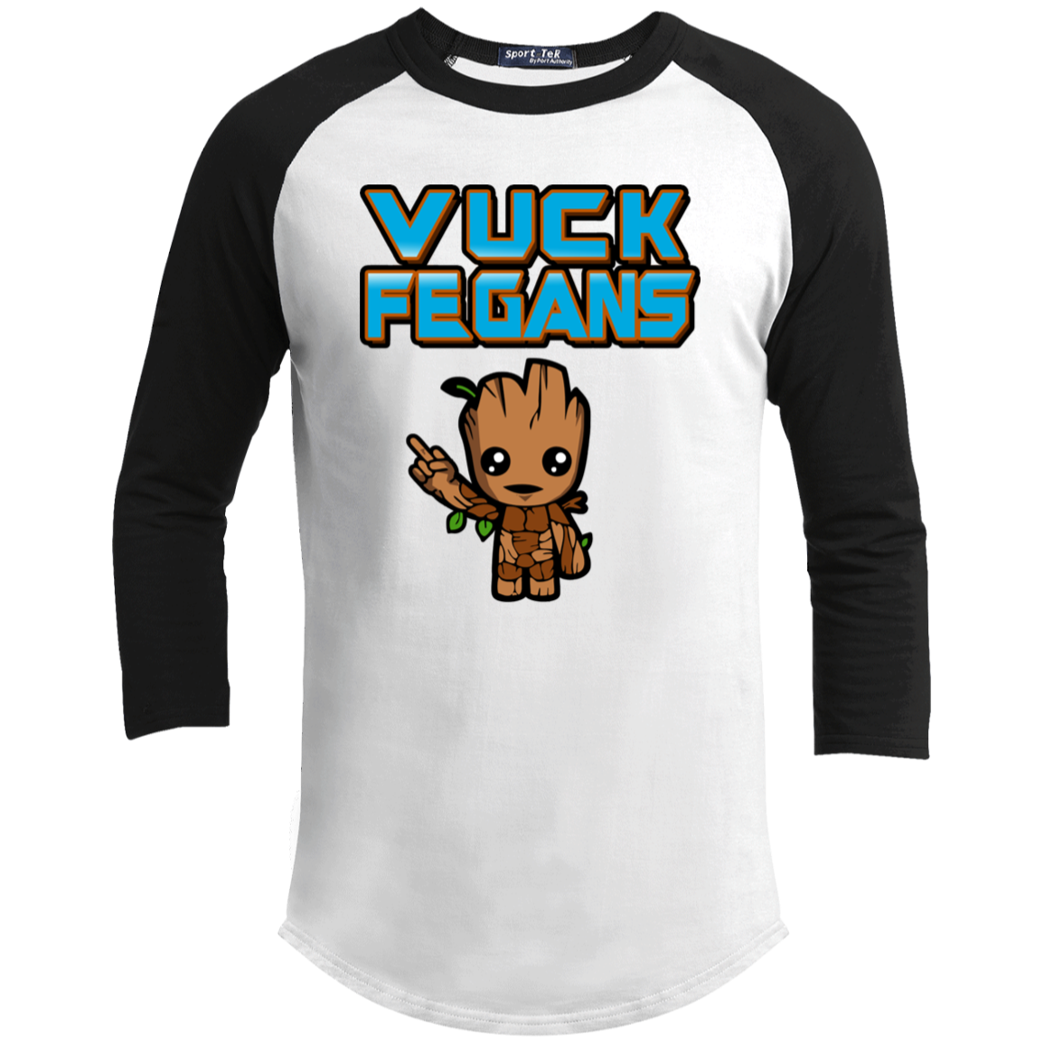 ArtichokeUSA Custom Design. Vuck Fegans. 85% Go Back Anyway. Groot Fan Art. Youth 3/4 Raglan Sleeve Shirt