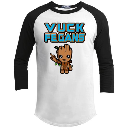 ArtichokeUSA Custom Design. Vuck Fegans. 85% Go Back Anyway. Groot Fan Art. Youth 3/4 Raglan Sleeve Shirt