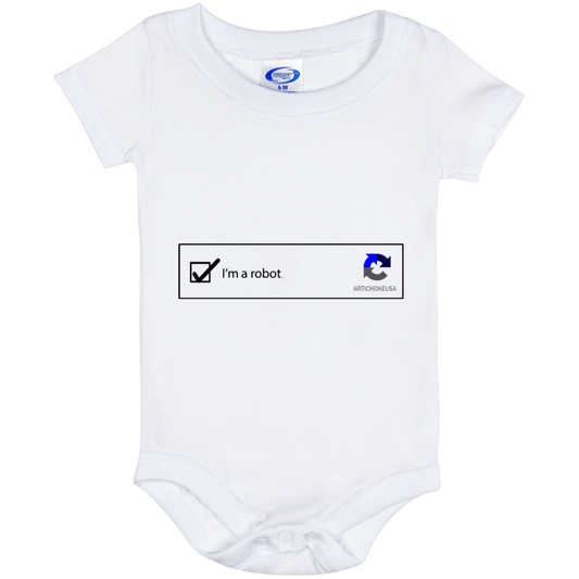 ArtichokeUSA Custom Design. I am a robot. Baby Onesie 6 Month