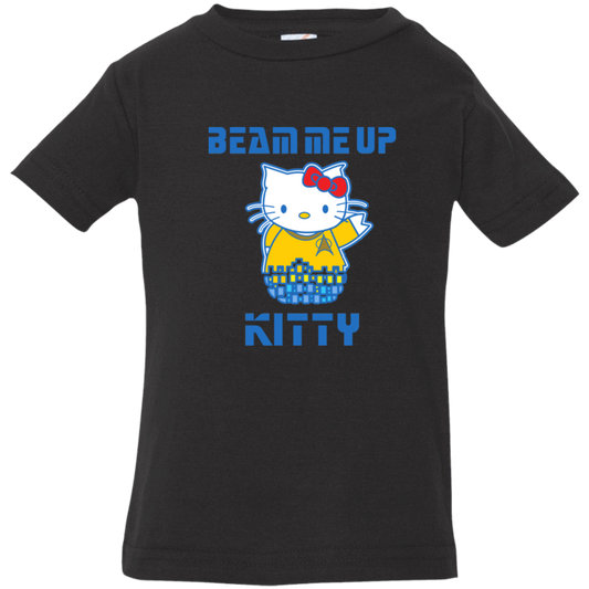 ArtichokeUSA Custom Design. Beam Me Up Kitty. Fan Art / Parody. Infant Jersey T-Shirt