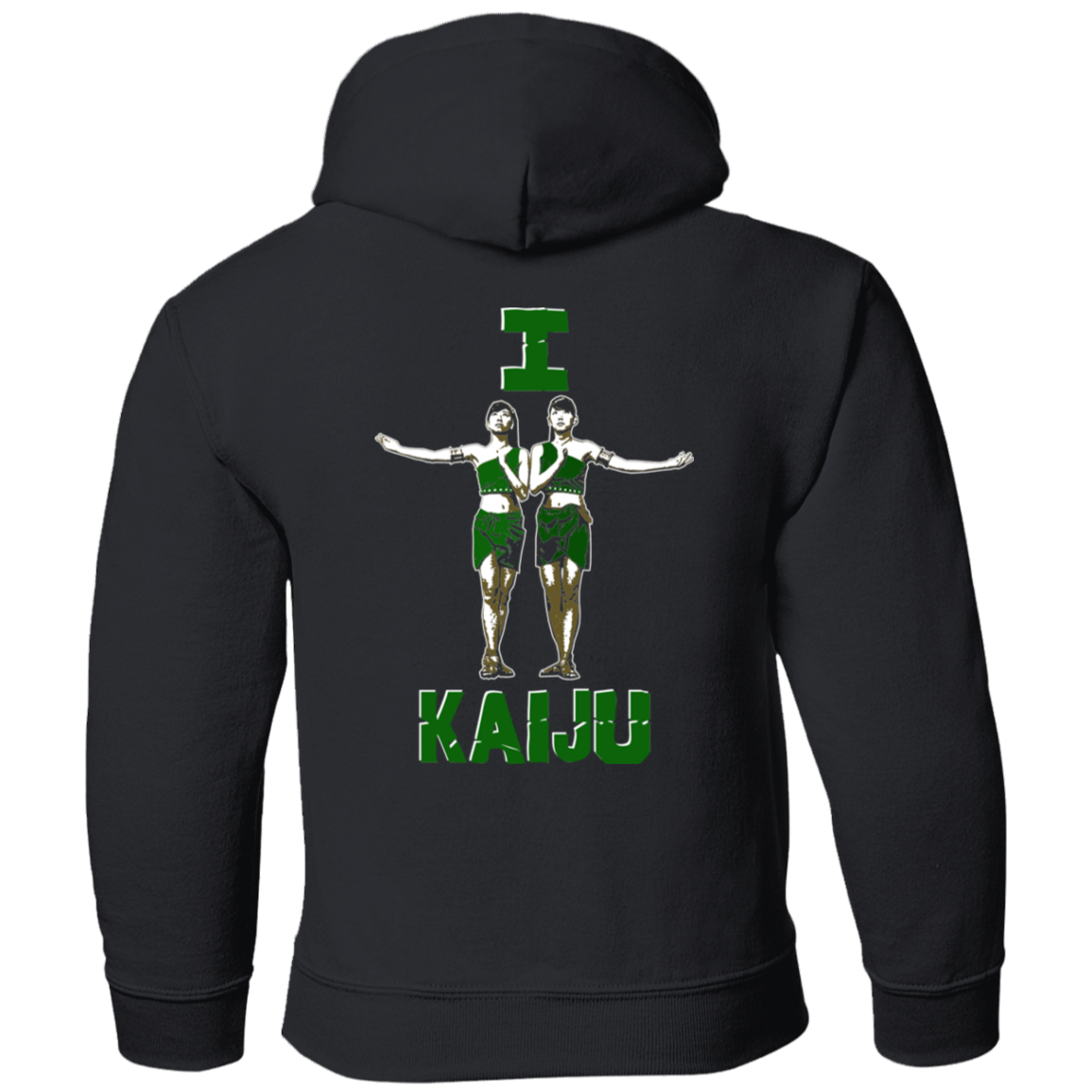 ArtichokeUSA Custom Design. I Heart Kaiju. Fan Art. Youth Pullover Hoodie