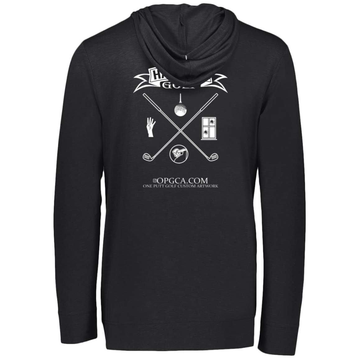 OPG Custom Design #20. 1st Annual Hackers Golf Tournament. Eco Triblend T-Shirt Hoodie