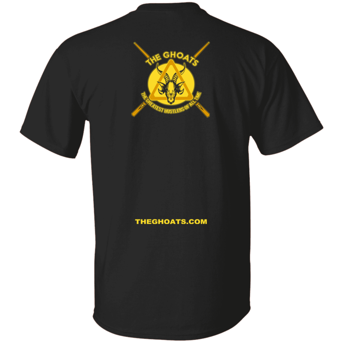 The GHOATS Custom Design. #27 PlayerUnknown's Billiards. PUBG Parody. Basic Cotton T-Shirt