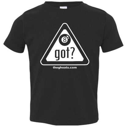 The GHOATS Custom Design. #40 Got Game? / Guess Not. Toddler Jersey T-Shirt