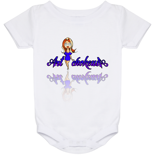 ArtichokeUSA Character and Font Design. Let’s Create Your Own Design Today. Blue Girl. Baby Onesie 24 Month