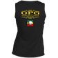 OPG Custom Design #22. One Putt / One Love Parody with Fan Art. Female Edition. Ladies' Sleeveless V-Neck