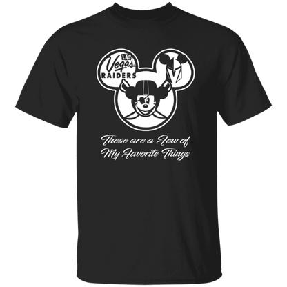 ArtichokeUSA Custom Design. Las Vegas Raiders & Mickey Mouse Mash Up. Fan Art. Parody. Youth 5.3 oz 100% Cotton T-Shirt