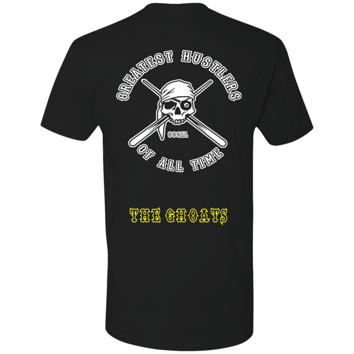 The GHOATS Custom Design. #4 Motorcycle Club Style. Ver 1/2. Ultra Soft Cotton T-Shirt