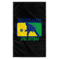 Artichoke Fight Gear Custom Design #5. BJJ MLB Brazil Flag Colors. Parody v2. Sublimated Wall Flag