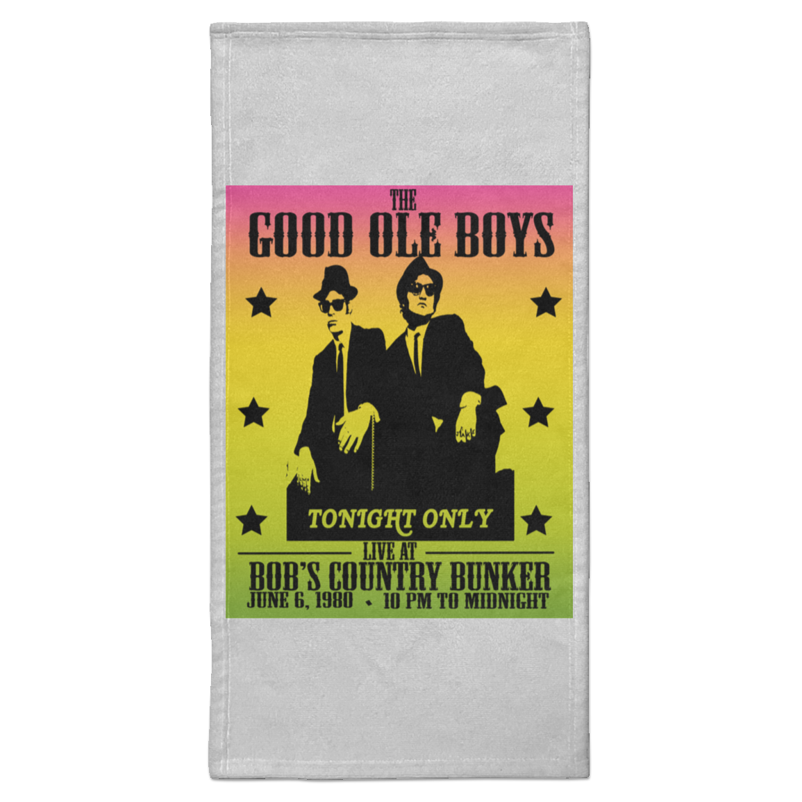 ArtichokeUSA Custom Design. The Good Ole Boys. Blues Brothers Fan Art. Towel - 15x30