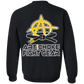 Artichoke Fight Gear Custom Design #8. USE ARMBARS. US Army Parody. Crewneck Sweatshirt