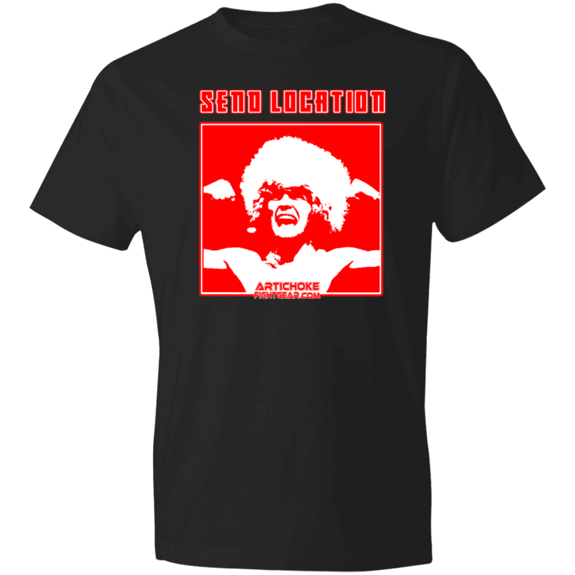 Artichoke Fight Gear Custom Design #17. SEND LOCATION. Pre-Shrunk 100% Combed Ringspun Cotton T-Shirt