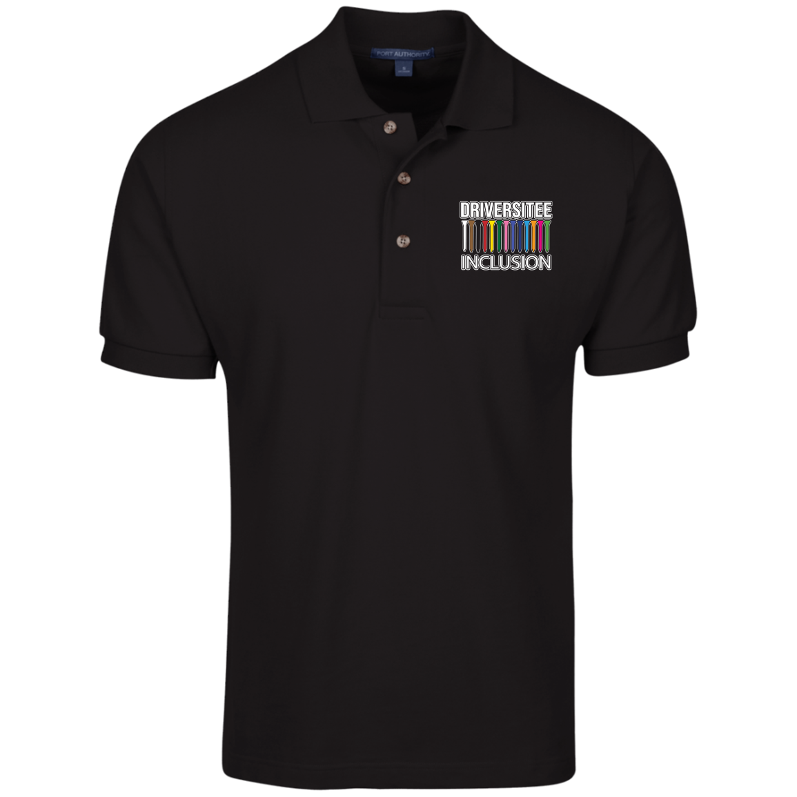 ZZZ#06 OPG Custom Design. DRIVER-SITEE & INCLUSION. 100% Ring Spun Combed Cotton Polo
