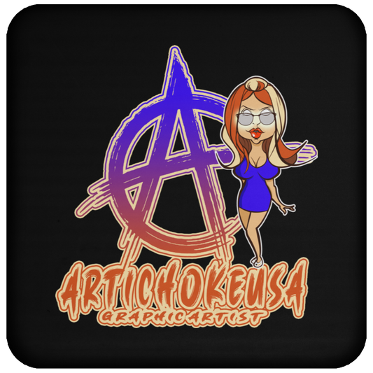 ArtichokeUSA Character and Font Design #2. Friends and Fam. Let’s Create Your Own Design Today. Coaster