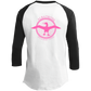 OPG Custom Artwork #1. Albatross. It's a golf thing. Youth 3/4 Raglan Sleeve Shirt