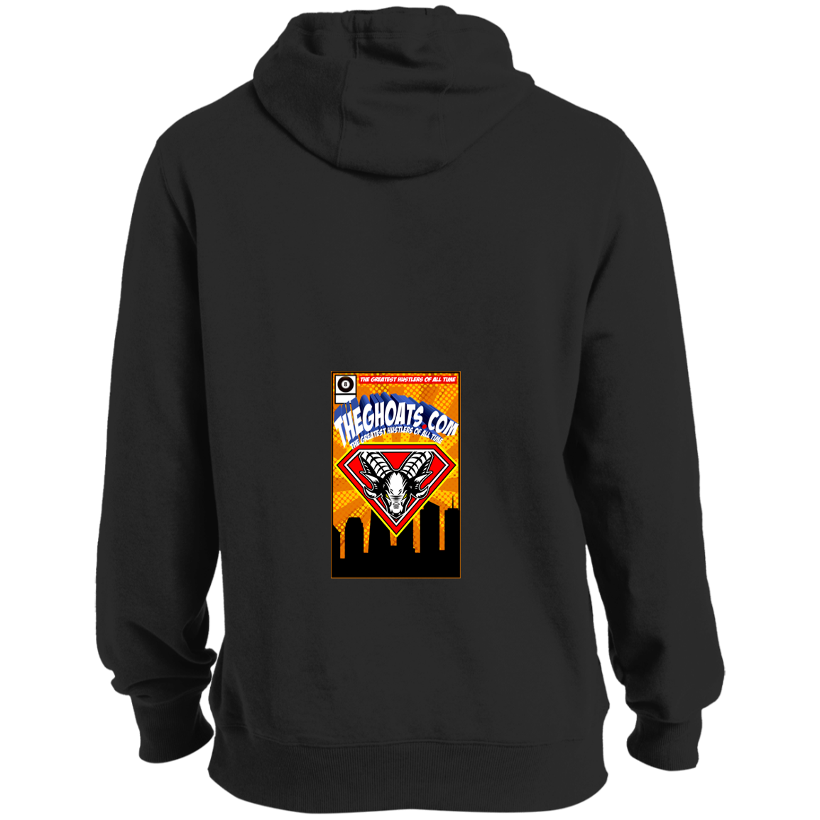 The GHOATS Custom Design. #38 Super 3. APA League. Tall Pullover Hoodie