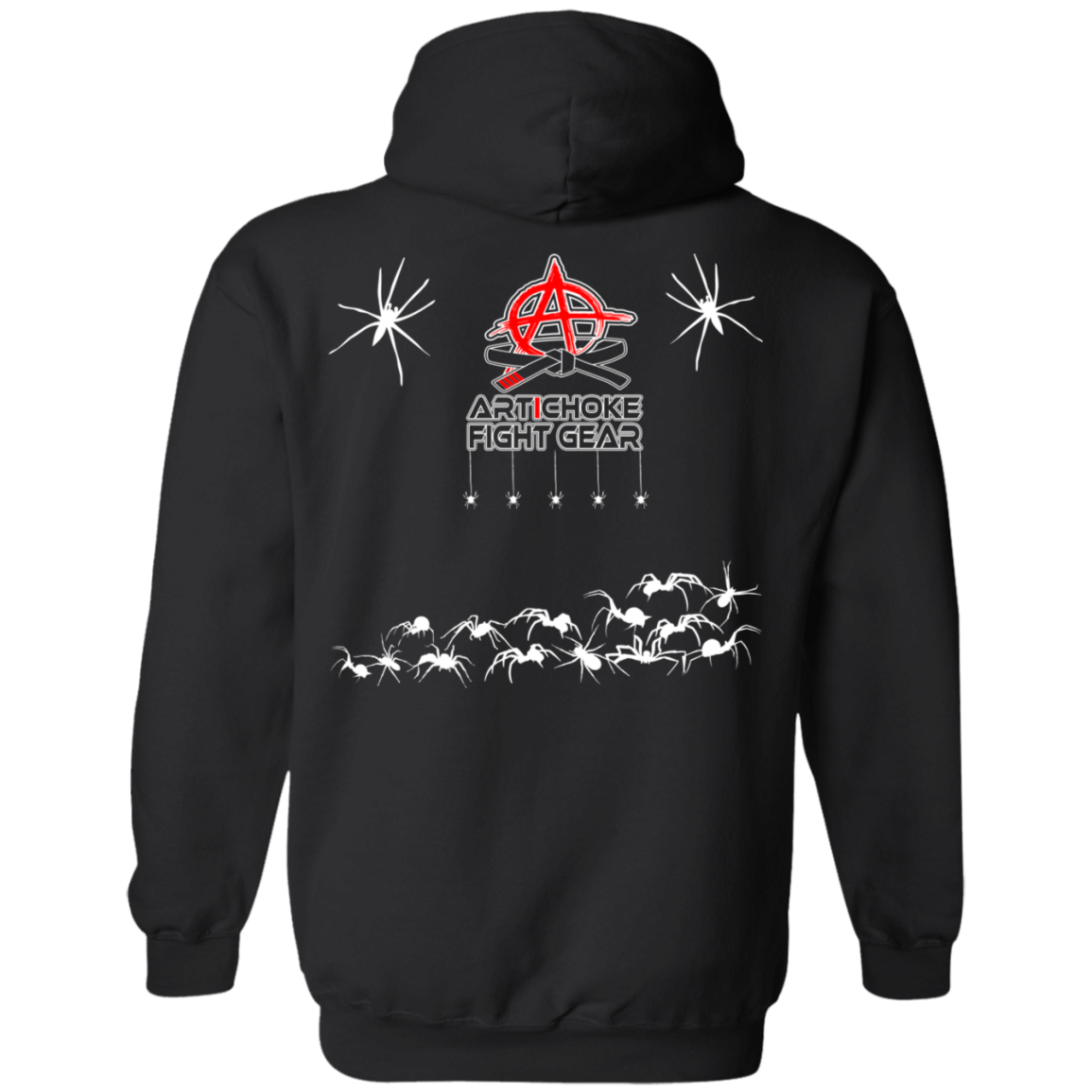 Artichoke Fight Gear Custom Design #1. Arachnophobia. Spider Guard. It's A Jiu Jitsu Thing. Basic Hoodie