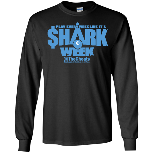 The GHOATS Custom Design. #32. Shark Week. Shark Life. Youth LS T-Shirt