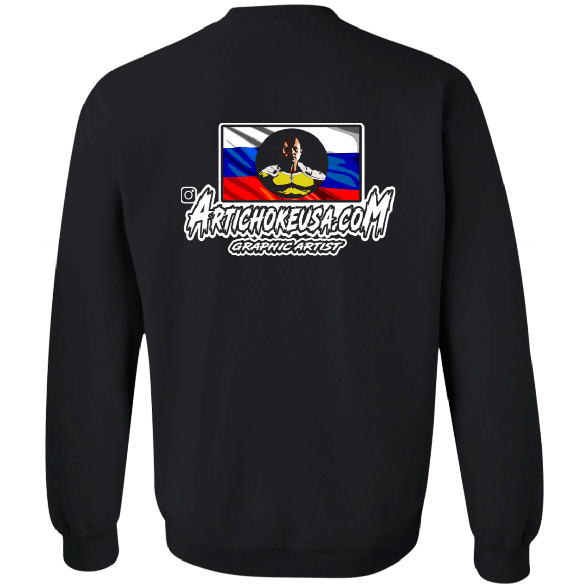 ArtichokeUSA Custom Design. One Punch Fedor. Fedor Emelianenko/One Punch Man Fan Art. Crewneck Pullover Sweatshirt