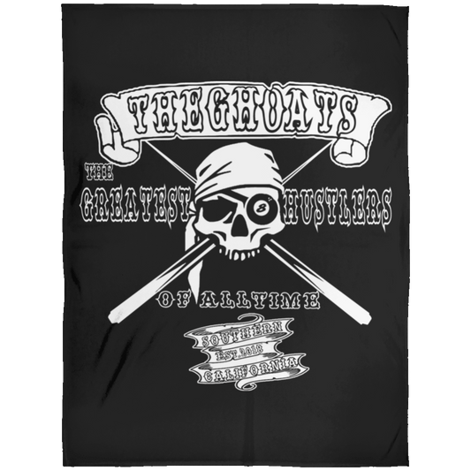 The GHOATS Custom Design. #4 Motorcycle Club Style. Ver 2/2. Fleece Blanket 60x80