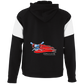 OPG Custom Design #12. American Golfer. Female Edition. Youth Athletic Colorblock Fleece Hoodie