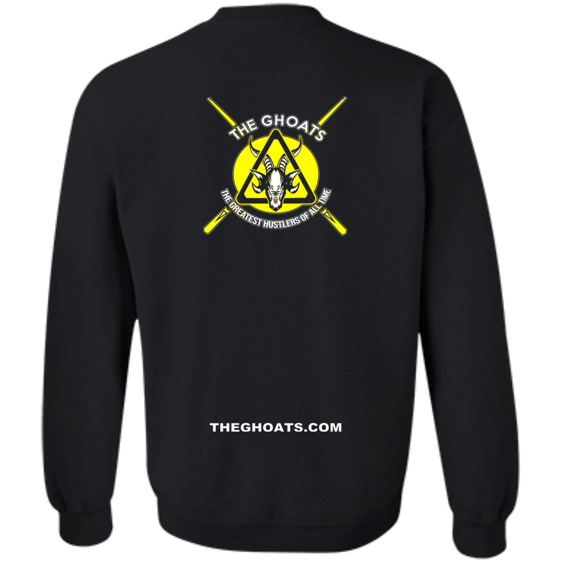 The GHOATS Custom Design #1. Active Shooter. Crewneck Pullover Sweatshirt