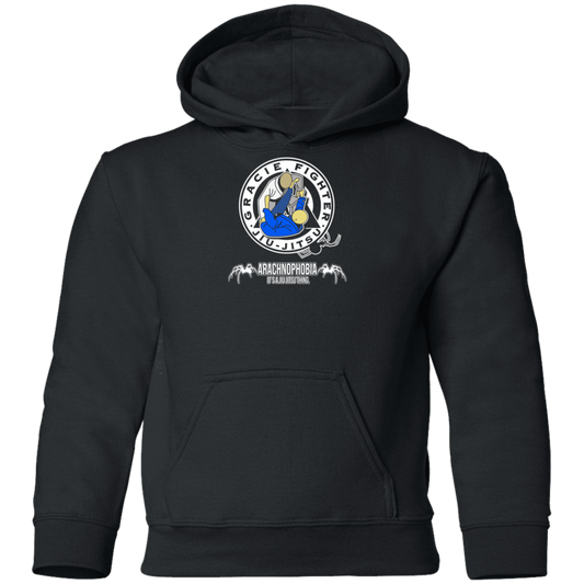 Artichoke Fight Gear Custom Design #1. Arachnophobia. Spider Guard. It's A Jiu Jitsu Thing. Youth Hoodie
